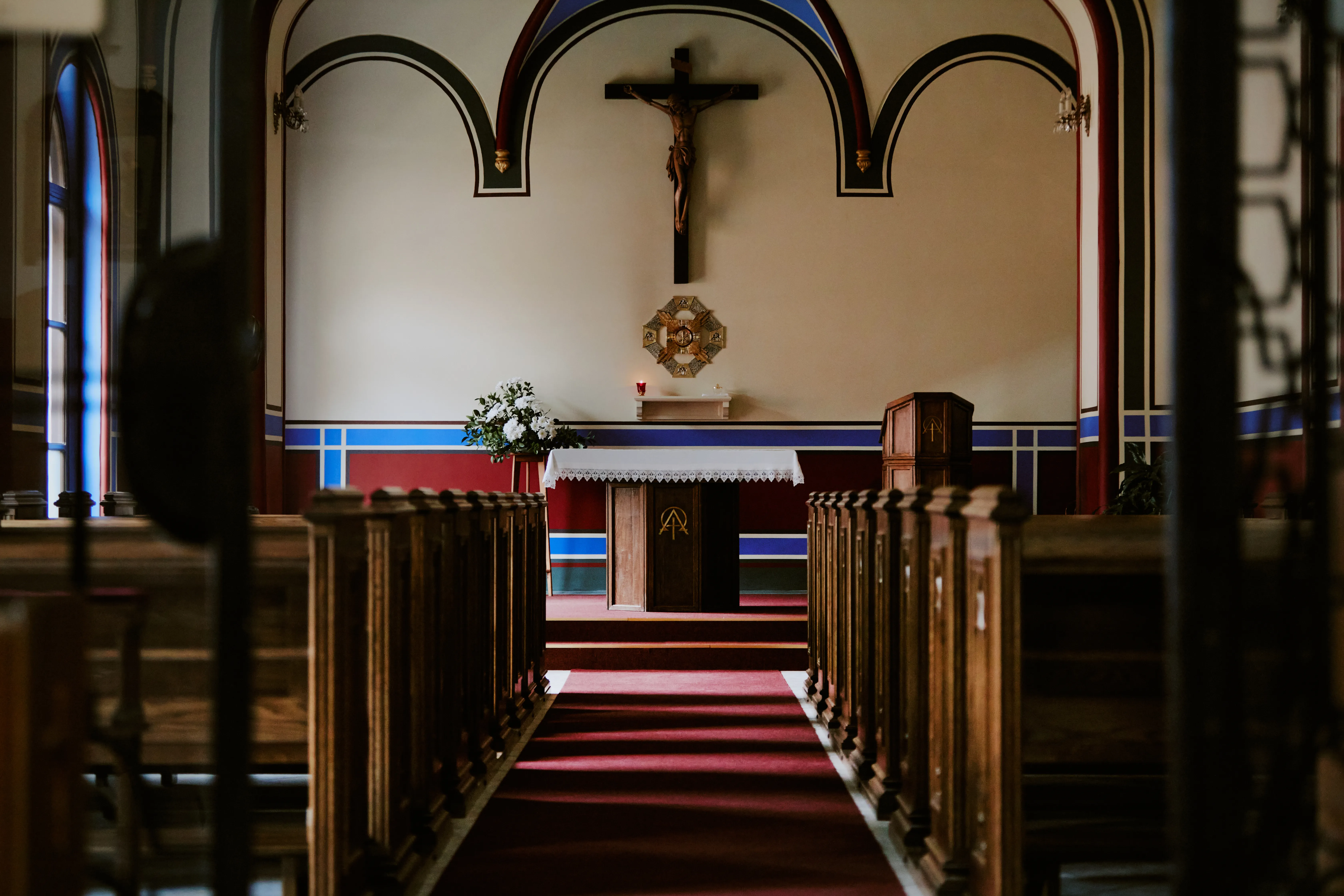 Interior Of Catholic Church